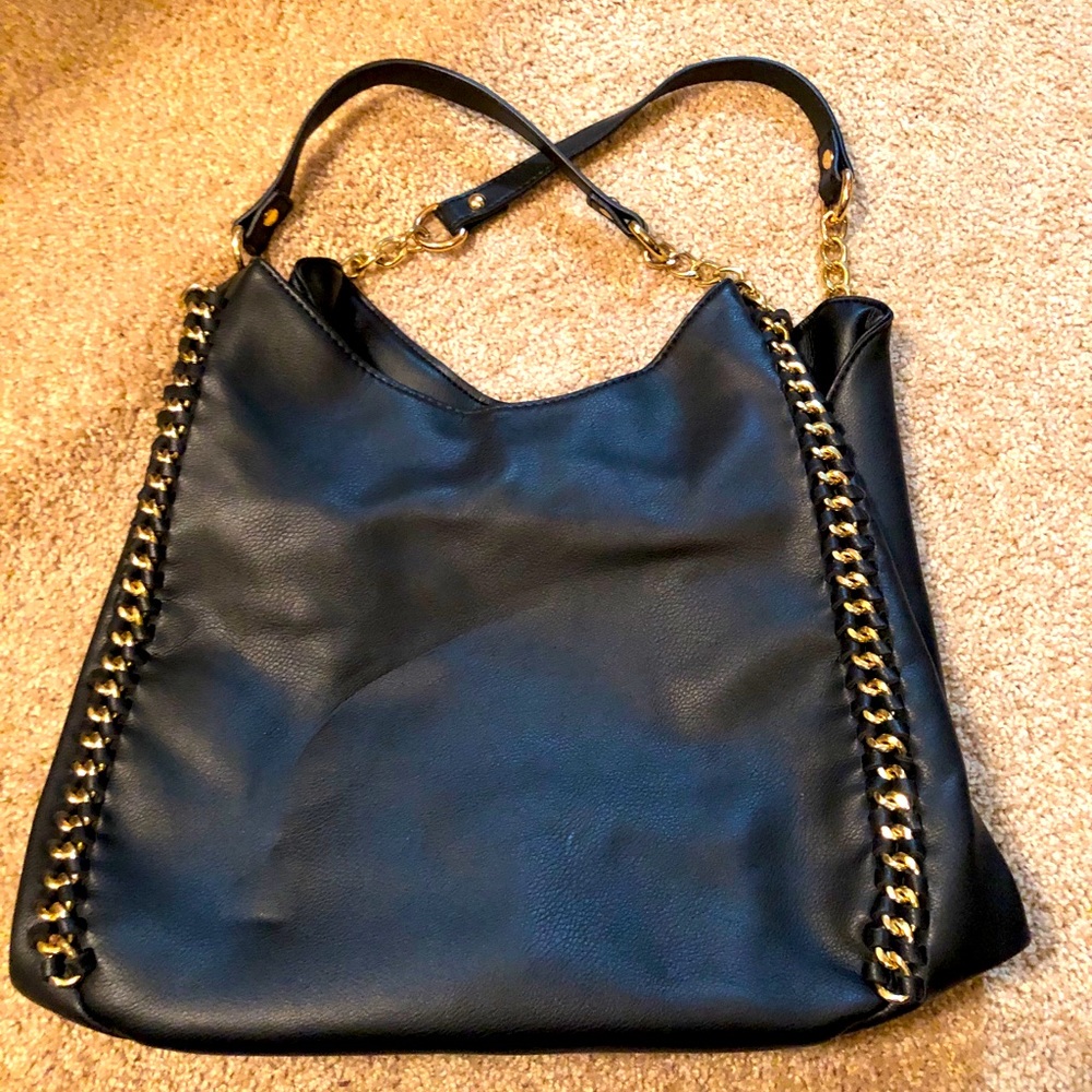 Black and gold Bebe Purse